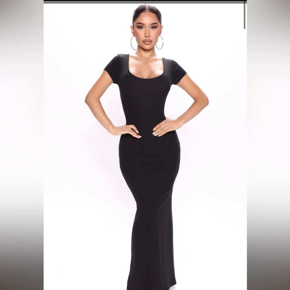 Fashionnova ribbed maxi dress